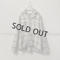 SUNSEA - Check Rayon Open Collar Shirt