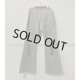 TORNADO MART - Lace-up Flared Denim Pants