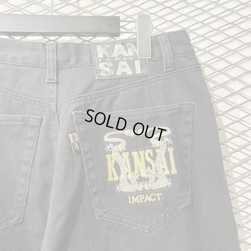 画像2: KANSAI IMPACT - 80's Embroidery Denim Pants