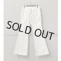 TORNADO MART - Flare Denim Pants (White)