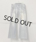 TORNADO MART - Embroidery Flared Denim Pants