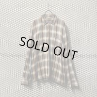 NUMBER (N)INE - 08A/W Shadow Check Rayon Shirt