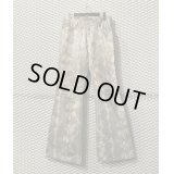 TORNADO MART - Pig Leather Flare Pants