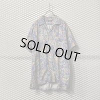 Y's - 90's Rayon Aloha Shirt (Blue)