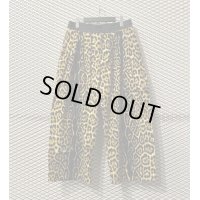 Sasquatchfabrix. - 4-Tuck Leopard Wide Pants