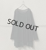 Y's - Docking Long Layered Tops (Black)