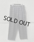 COMME des GARCONS - 1-Tuck Check Wide Slacks