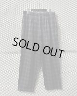 COMME des GARCONS - 1-Tuck Check Wide Slacks