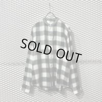 N.HOOLYWOOD - Shadow Check Stand Collar Shirt