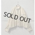 JieDa - Wide & Short Cutoff Western Shirt