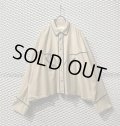 JieDa - Wide & Short Cutoff Western Shirt