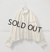 JieDa - Wide & Short Cutoff Western Shirt