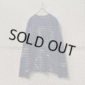 COMME des GARCONS HOMME PLUS - Border & Bleach Long Sleeve Tee