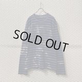 COMME des GARCONS HOMME PLUS - Border & Bleach Long Sleeve Tee