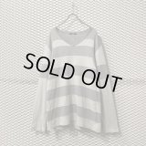 UNDER COVER - Border Switching Long Sleeve Tee