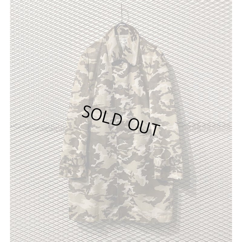 画像1: COMME des GARCONS SHIRT - Camouflage Mesh Soutiencollar Coat