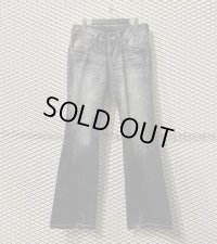 TORNADO MART - Studs Flare Denim Pants