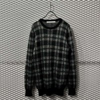 JOHN LAWRENCE SULLIVAN - Cashmere Blend Check Knit