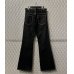 画像5: yotsuba - Flared Denim Pants (Black)