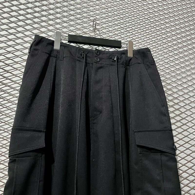 画像2: yotsuba - Jersey Cargo Pants (Black)