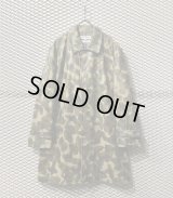 COMME des GARCONS SHIRT - Camouflage Fake Leather Soutiencollar Coat