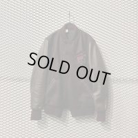 N.HOOLYWOOD - Decoration Leather Switching Stadium Jacket