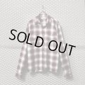 HYSTERIC GLAMOUR - Shadow Check Rayon Open Collar Shirt