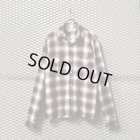 HYSTERIC GLAMOUR - Shadow Check Rayon Open Collar Shirt