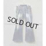 TORNADO MART - Flare Denim Pants (Hardwash)