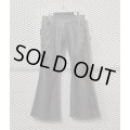 TORNADO MART - Lace-up Flared Denim Pants