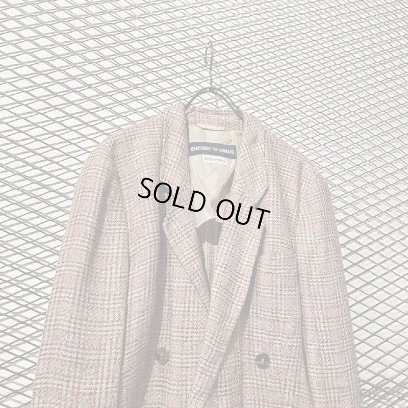 画像2: EMPORIO ARMANI - 90's Check Double Tailored Jacket