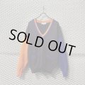 Christian Dior - 90's Switching V-neck Knit