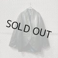 BALMAIN - 90's Sheep Leather Shawl Collar Jacket