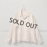 DISCOVERED - Fake Suede Open Collar Shirt (Pink)