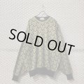 VALENTINO - 90's Geometric Pattern Over Knit