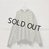 VALENTINO - 90's Geometric Pattern Over Knit