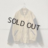 RETREAT - 90's Switching Leather Stadium Jacket