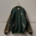画像1: DELONG - 90's Leather Switching Stadium Jacket (1)