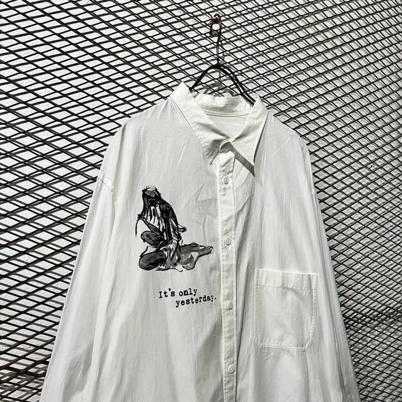 画像2: Yohji Yamamoto POUR HOMME - "Water Demon" Long Shirt