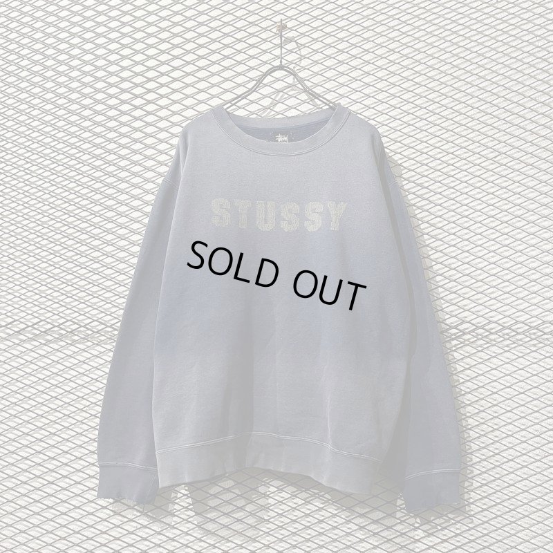 画像1: STUSSY - "Logo" Sweat (BORO)