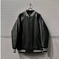 B'z - Leather Switching Stadium Jacket
