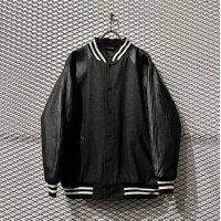 B'z - Leather Switching Stadium Jacket