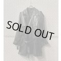 Used - 90's Cow Leather Trench Coat