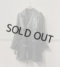 Used - 90's Cow Leather Trench Coat