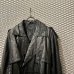 画像4: Used - 90's Cow Leather Trench Coat (4)