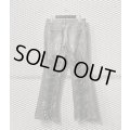 TORNADO MART - Lace-up Flared Denim Pants