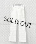 HYSTERIC GLAMOUR - "HAGI" Flared Denim Pants (White)