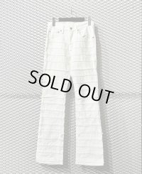 HYSTERIC GLAMOUR - "HAGI" Flared Denim Pants (White)