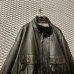 画像2: Burberry - 90's Over Leather Blouson (2)