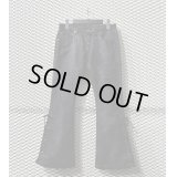 TORNADO MART - Lace-up Fake Suede Flared Pants